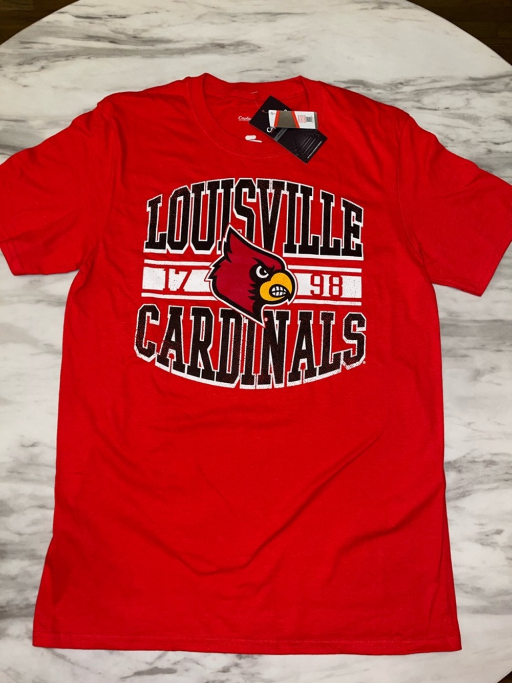 Louisville Cardinals Red Short Sleeve Graphic Tee
